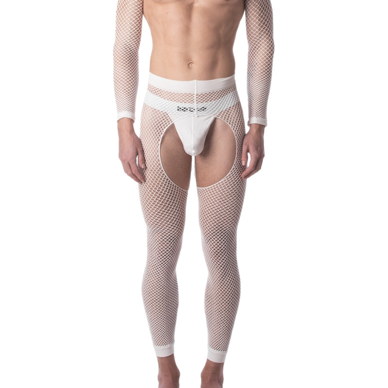 Barcode Berlin Legging Filet Cacci Blanc